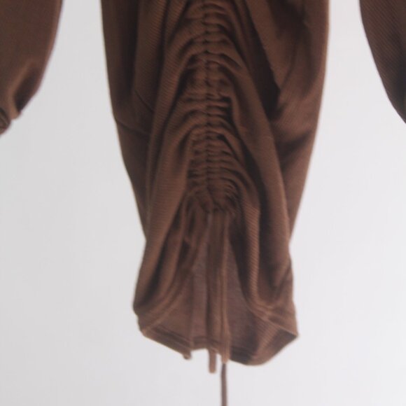 Women's Pretty Little Thing Brown Mini Dress Size 4 - Picture 3 of 8